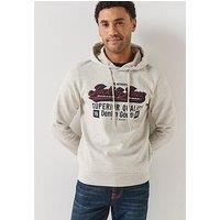 Jack & Jones Logo Sweat Hoodie - Cream