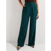 Style Cheat Wide Leg Trousers - Green