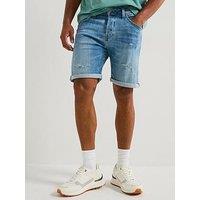Jack & Jones Fox Denim Shorts - Blue