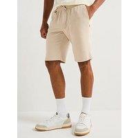 Jack & Jones Bradley Mid Length Sweat Shorts - Cream
