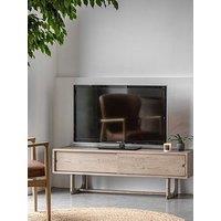 Gallery Direct Craft Media Unit - Smoked Oak