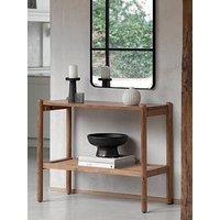 Gallery Direct Cannes Solid Acacia Wood & Rattan Console Table