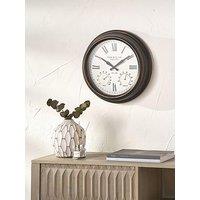 Pacific Lifestyle Antique Bronze Effect Indoor Outdoor Wall Clock