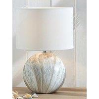 Pacific Lifestyle Viejo Grey Stone Effect Ceramic Table Lamp