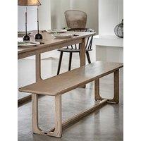 Gallery Direct Craft Dining Bench - Smoked Oak