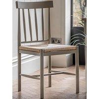Gallery Direct Eton 2 Pack Dining Chairs - Prairie - Contains Solid Wood