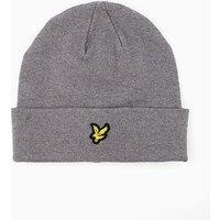 Lyle & Scott Cotton Merino Beanie - Grey