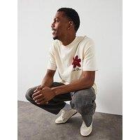 Les Deux Flower Basket Back Graphic T-Shirt - White