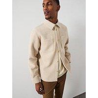 Les Deux Lennon Boucl&Eacute; Overshirt - Light Beige