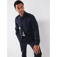 Les Deux Marseille Pinstripe Smart Jacket - Navy