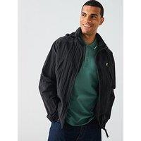 Lyle & Scott Fold Away Hood Jacket- Black