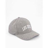 Les Deux Wool Baseball Cap - Light Grey
