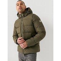 Pyrenex Spoutnic Mini Ripstop Hooded Water Repellent Jacket - Dark Khaki