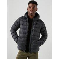 Pyrenex Arial Hooded Lightweight Packable Padded Jacket - Black