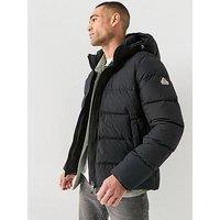 Pyrenex Spoutnic Mini Ripstop Hooded Water Repellent Jacket - Black