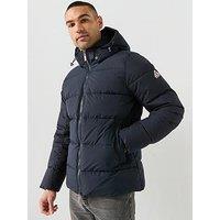 Pyrenex Spoutnic Mini Ripstop Hooded Water Repellent Jacket - Navy