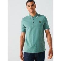 Lyle & Scott Tipped Polo Shirt- Green