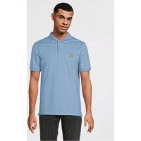 Lyle & Scott Plain Polo Shirt- Blue