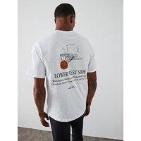Les Deux West Side Back Graphic T-Shirt - White