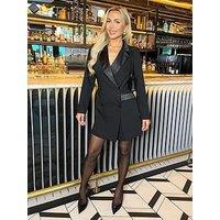 Ax Paris Blazer Dress - Black