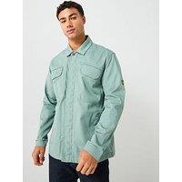 Lyle & Scott Multi Pocket Overshirt - Light Green