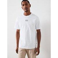 Les Deux Established Central Logo T-Shirt - White