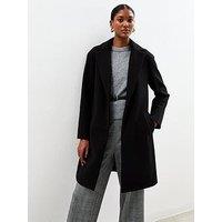 New Look Unlined Tailored Coat - Black