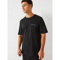 Lyle & Scott Script Relaxed Fit T-Shirt- Black