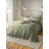 Wylder Tilly 100% Cotton Duvet Set - Sage