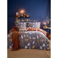Furn Halloween Pawty Super King Size Duvet Set Multi