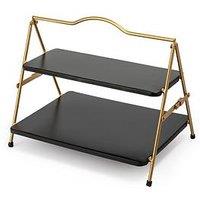 Artesa Serving Stand 2 Tier Metal
