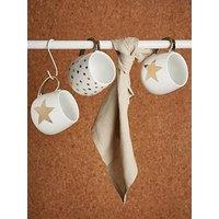 Waterside 4Pc Gold Star Mugs