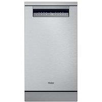 Haier I Pro Shine Xf1C3Tb1Fw-80 Slimline Dishwasher, 11 Place Settings, White, C Rated