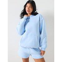 Gym King Womens 365 Relaxed Fit Hoodie - Blue