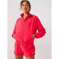 Gym King Womens Woven Windbreaker - Red