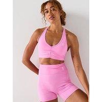 Gym King Womens 365 Scrunch Bra - Pink