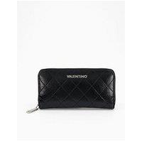 Valentino Wakanda Zip Around Wallet - Black
