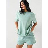 Gym King Womens 365 Boyfriend Jersery T-Shirt - Green