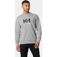 Helly Hansen Mens Hh Logo Crew Sweatshirt - Grey