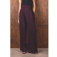 Vi.Ve.Re Nellie High Waist Trouser - Burgundy Red