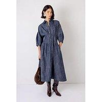 Vi.Ve.Re Novalie Denim Dress - Indigo Blue