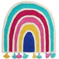 Interiors By Premier Kids Rainbow Rug With Tassels