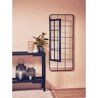 Interiors By Premier Enzo Black Wire Wall Mirror