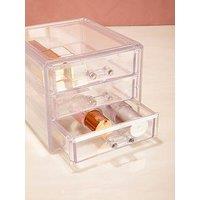 Interiors By Premier Beauty Cosmetic Organiser With 3 Drawers