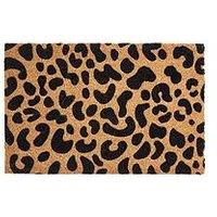 Interiors By Premier Leopard Print Coir Doormat