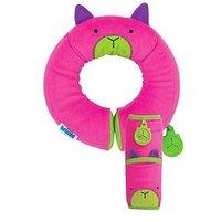 Trunki Snoozihedz Seat Belt Pad + Yondi Travel Neck Pillow - Betsy Bear - Pink