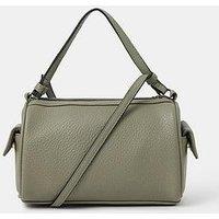 Accessorize Faux Leather Crossbody Bag - Green