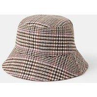 Accessorize Check Print Bucket Hat - Multi