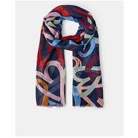 Accessorize Lightweight Heart Print Scarf - Multi