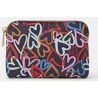 Accessorize Heart Print Coin Purse - Multi